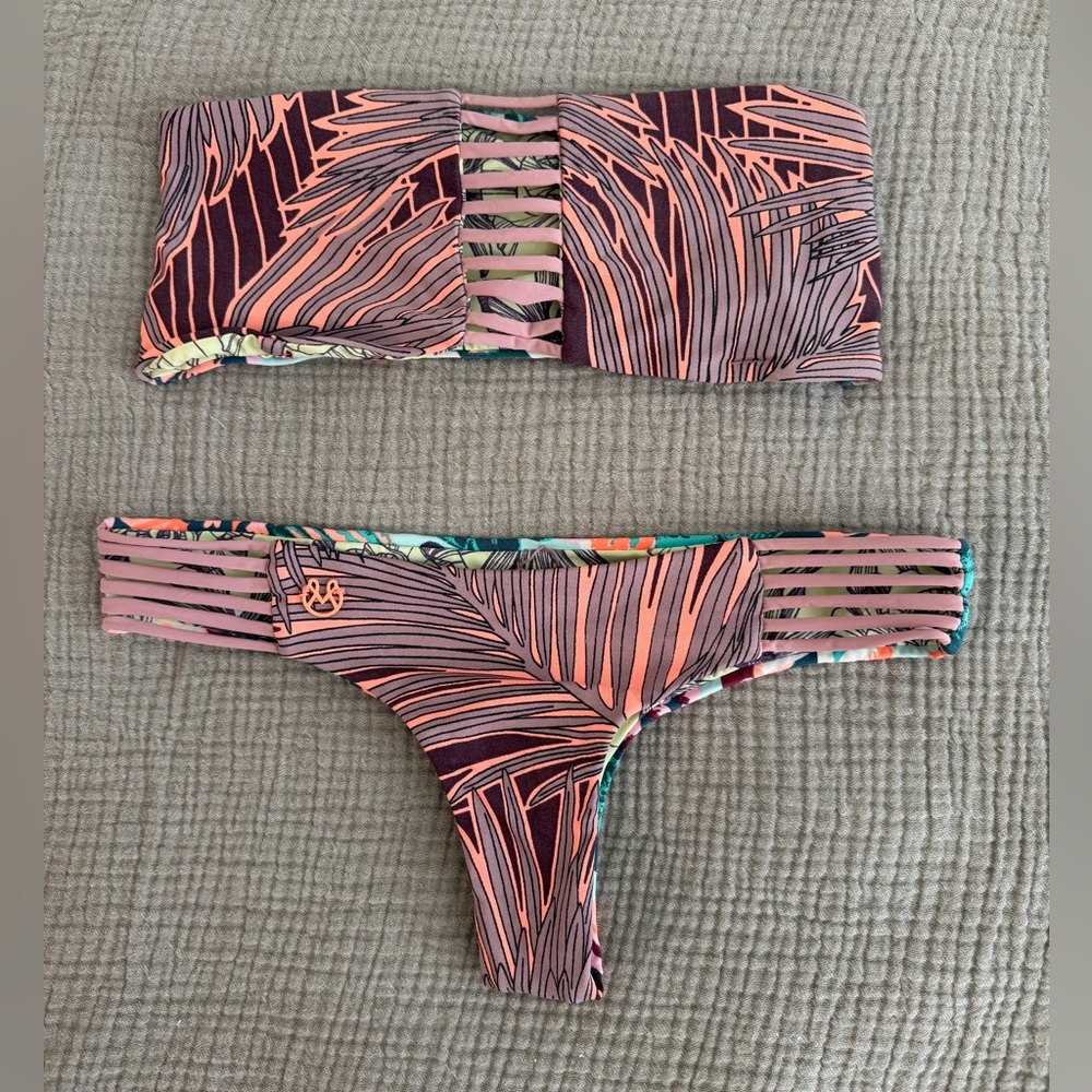Maaji Multicolor Reversible Bikini Set